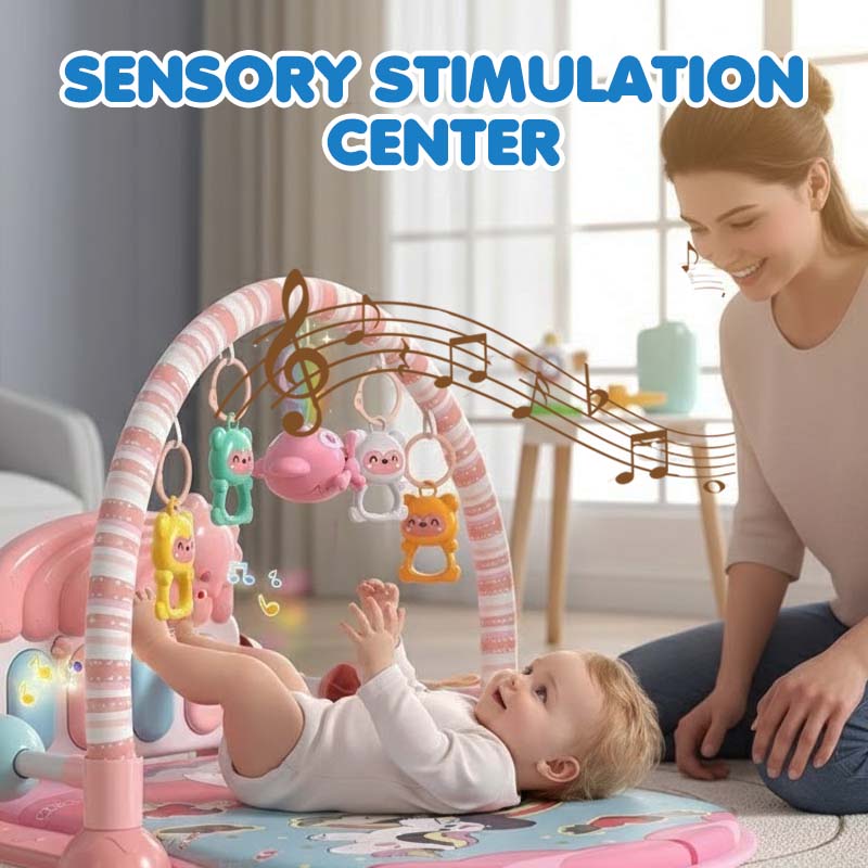 🎁Mata do zabawy z muzycznym pianinkiem dla niemowląt 3 w 1