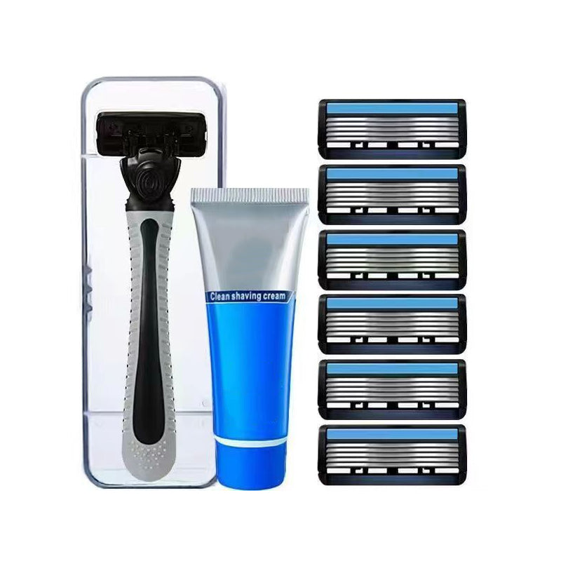 🪒✨6-ostrzowa maszynka do golenia z łatwo zdejmowanymi głowicami