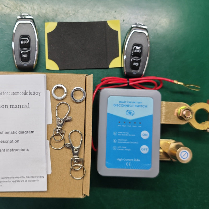 🚗⚡Zdalnie sterowany wyłącznik odłączający akumulator samochodowy 12V/24V🔋