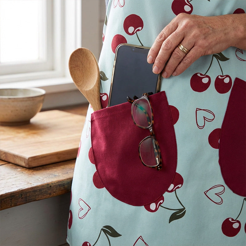 🔥Damski fartuch z krzyżowymi paskami, wsuwany