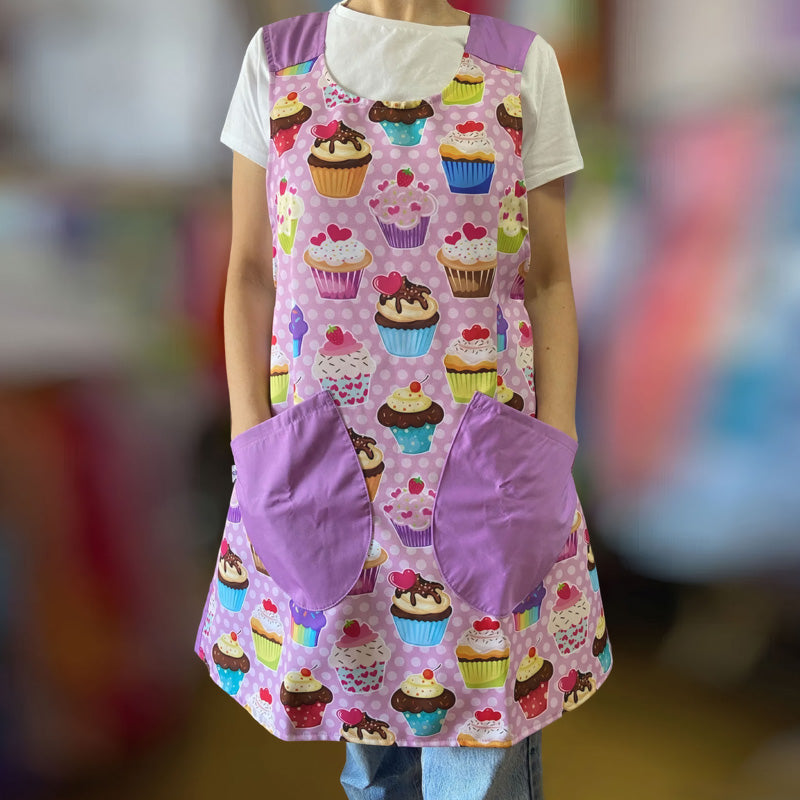 🔥Damski fartuch z krzyżowymi paskami, wsuwany