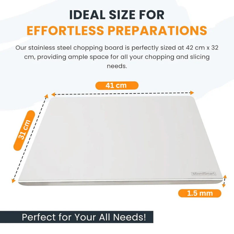 Antybakteryjna deska do krojenia ze stali nierdzewnej