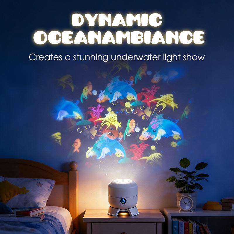 ✨Dynamicznie obracająca się lampa projekcyjna LED