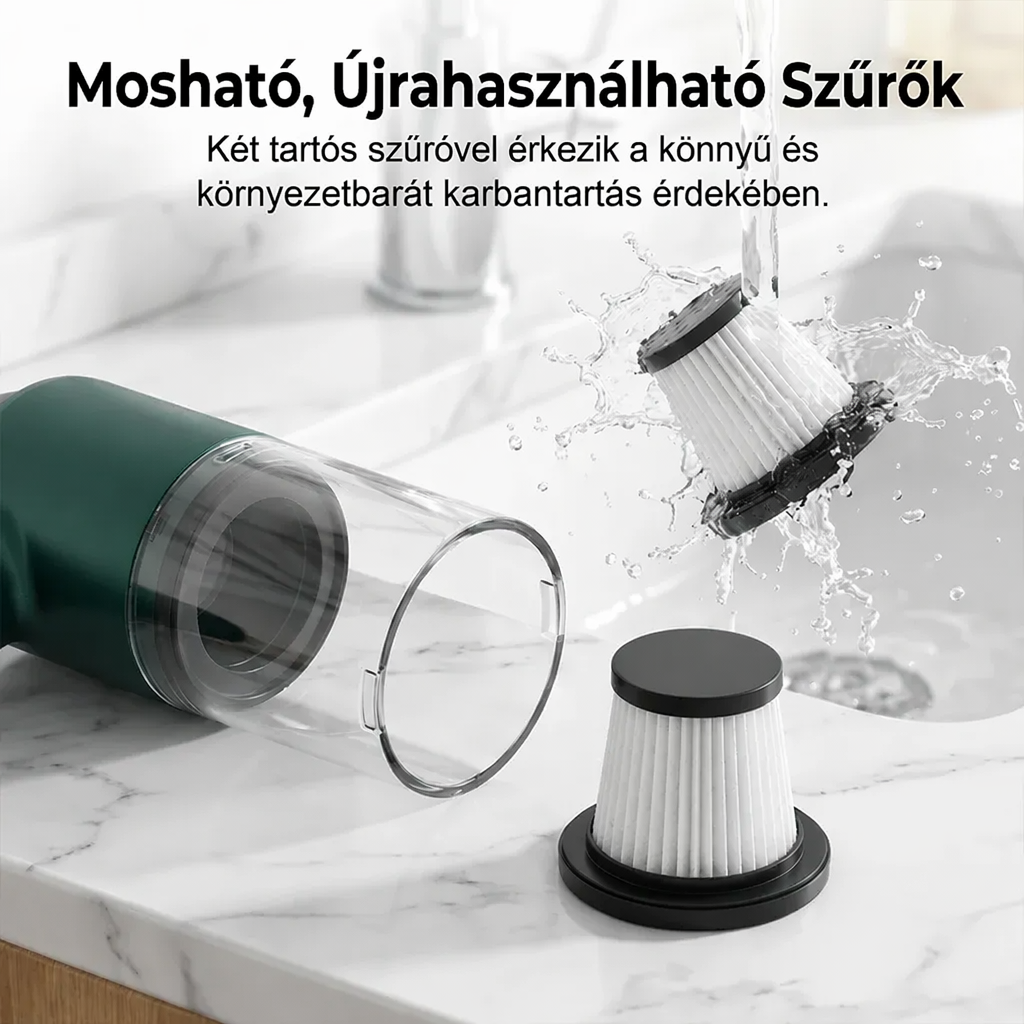 🚗✨ Zestaw do bezprzewodowego odkurzacza samochodowego o wysokiej wydajności 🛋️