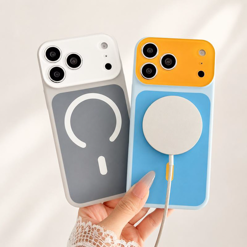 Wyraź swój styl wyrazistymi kolorami – kontrastowe magnetyczne etui na telefon o dynamicznym designie. Płatność przy odbiorze! 🌈