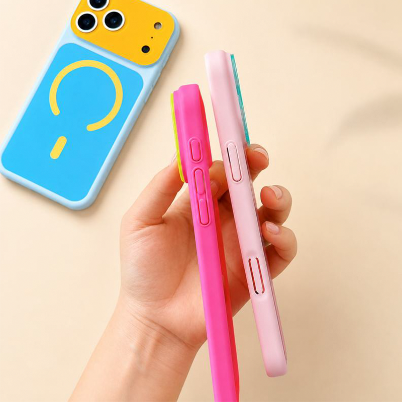 Wyraź swój styl wyrazistymi kolorami – kontrastowe magnetyczne etui na telefon o dynamicznym designie. Płatność przy odbiorze! 🌈